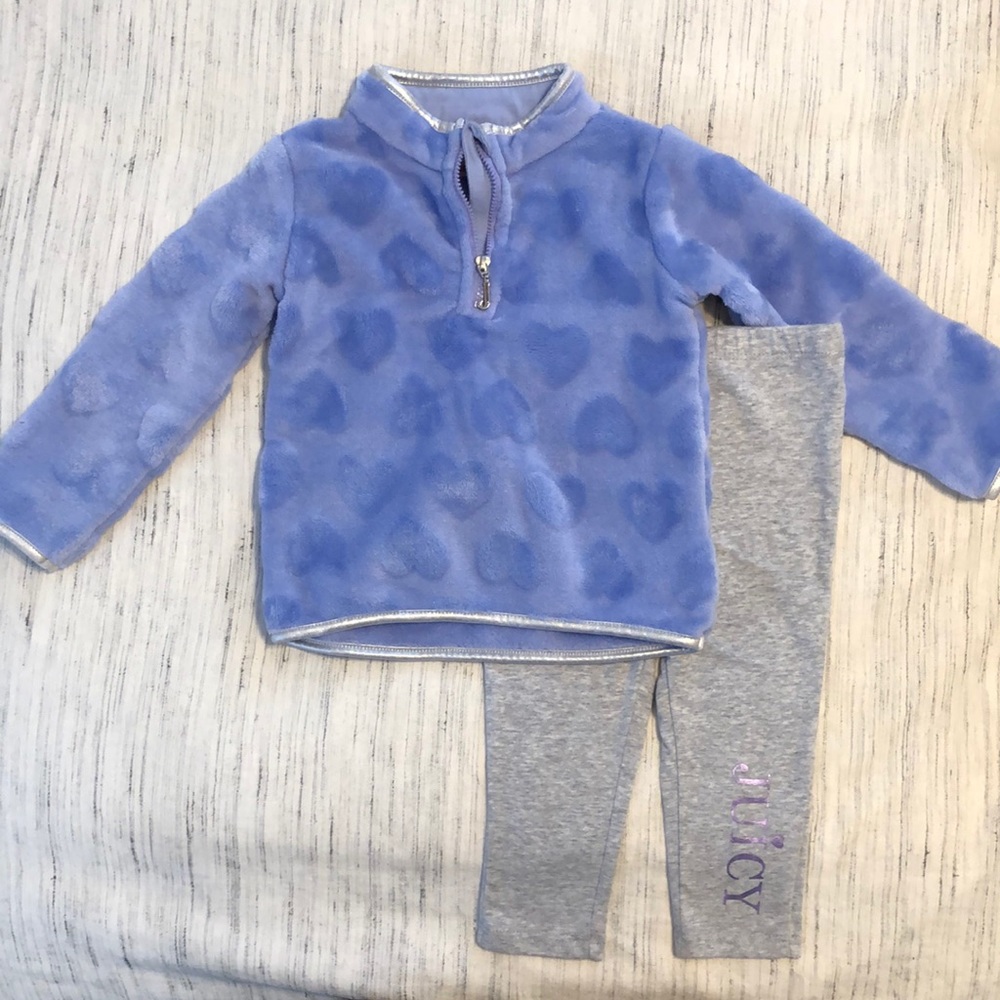 Juicy Couture sweater and legging set